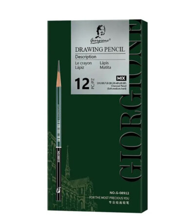 Set crayons mixte Giogione 12 pièces