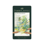 Crayon pastel Pitt 12 couleurs Faber-Castell