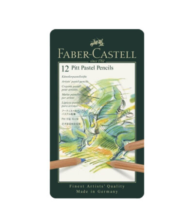 Crayon pastel Pitt 12 couleurs Faber-Castell