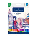 Feutre double pointe Goldfaber 24 couleurs