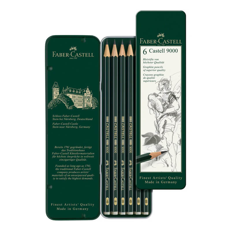 Mine extra-fine du Crayon graphite Castell 9000