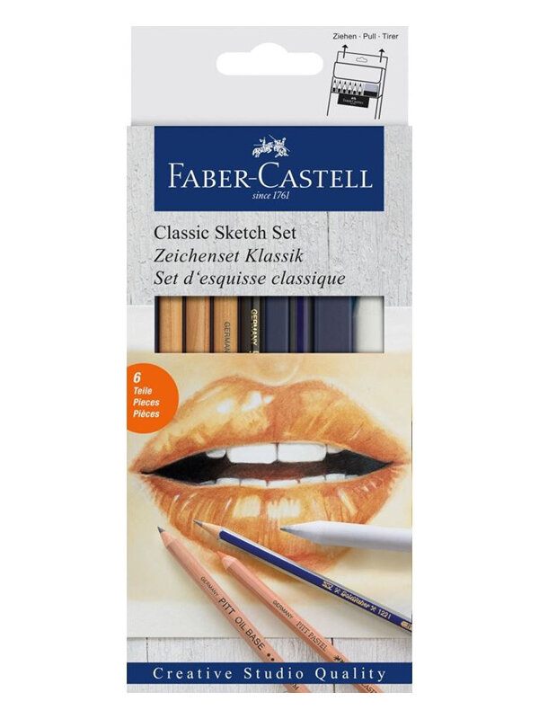 Set esquisse classique Faber-Castell dans sa boîte