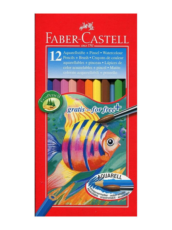 Crayon Aqua Faber-Castell 12 couleurs
