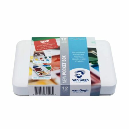 Boîte aquarelle Van Gogh 12 godets avec 3 couleurs offertes
