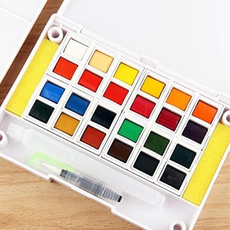 Set Aquarelle 24 Couleurs Qualité Supérieure – Image 4