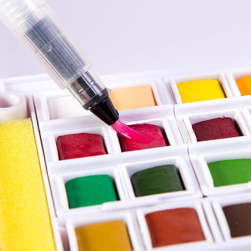 Set Aquarelle 24 Couleurs Qualité Supérieure – Image 3