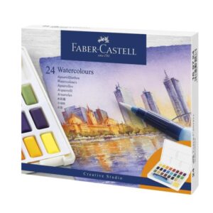 Aquarelles Faber-Castell 24 Godets Coffret