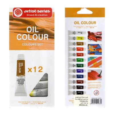 Coffret peinture à l'huile professionnel – Assortiment de couleurs