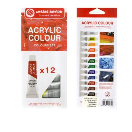 Coffret peinture acrylique professionnel – Tubes de couleurs