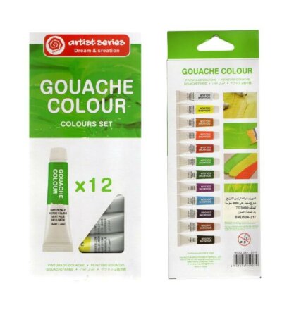 Coffret gouache 12 couleurs étudiant G12