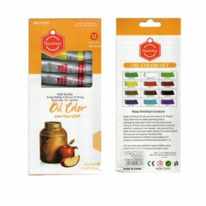 Kit Peinture à l'Huile Débutant 12 Couleurs