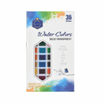 Aquarelle solide KEEPSMILING 36 couleurs en coffret