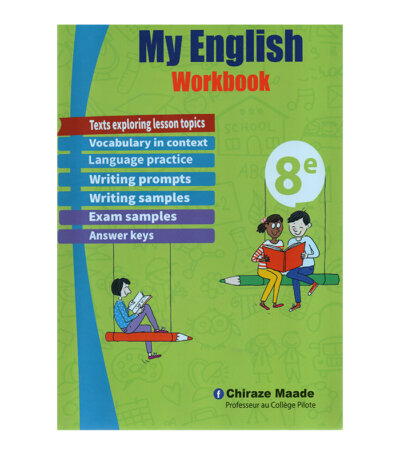 Cover of My English Workbook 8ème Tunisie (Advanced English exercises and exams for 8th grade/Secondary 2).