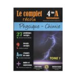 Couverture du livre Complet Résolu PC Bac Maths T1 (Physique-Chimie 4ème Sciences Mathématiques).