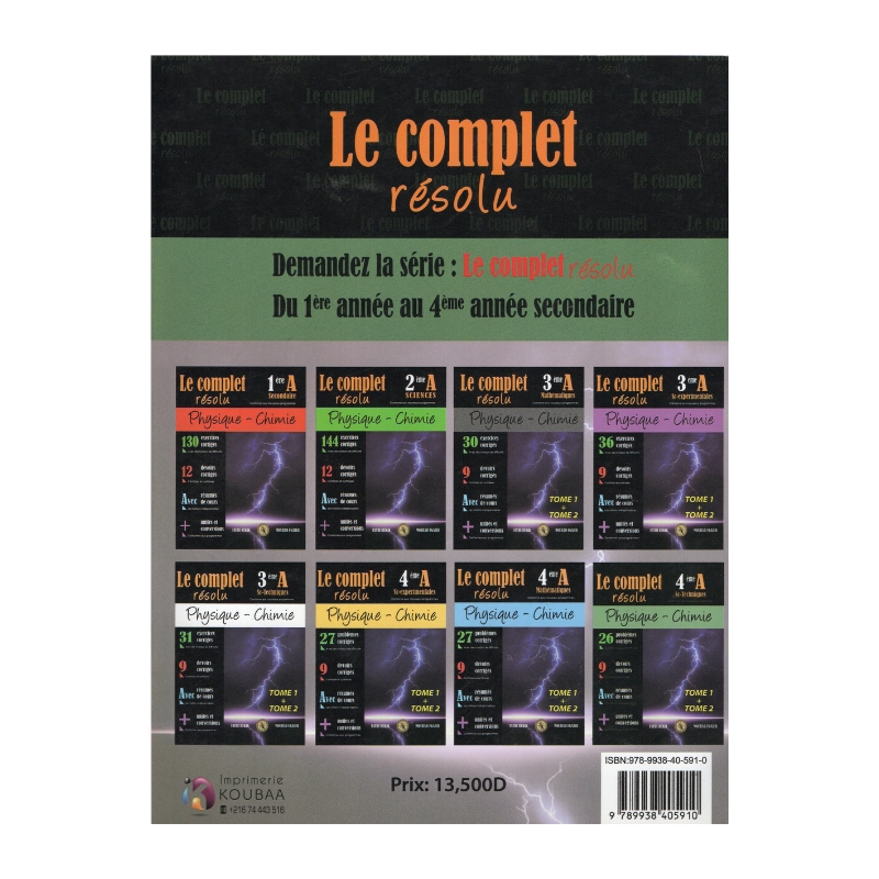 Complet Résolu Technique Mourad Fgaier et Fathi Rekik Bac T2 : Devoirs et Annales Corrigées Sciences Techniques – Image 2