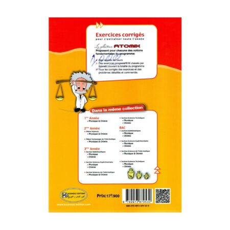 ATOMIX Physique Chimie 1ère Corrigé - Livre de Physique et Chimie pour la 1ère Année Secondaire (PH-CH)