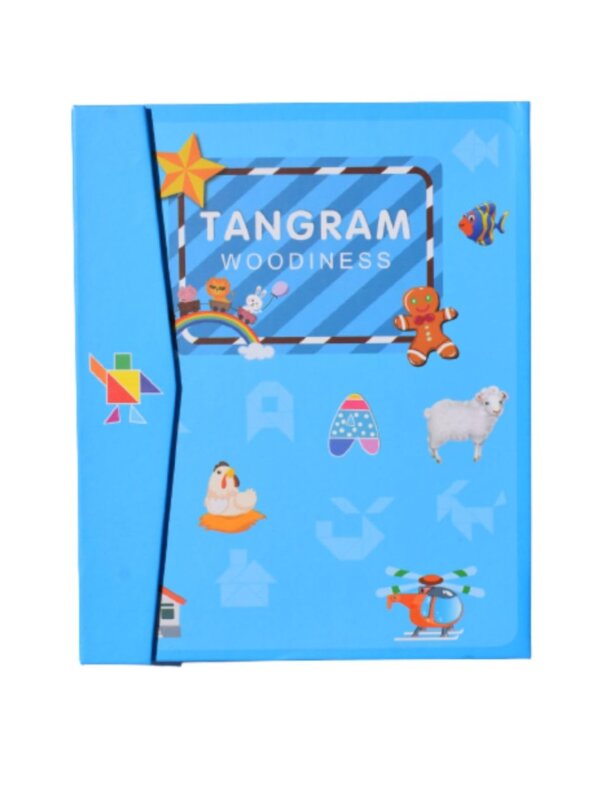 Tangram Magnétique Éducatif pour enfant, idéal comme cadeau en Tunisie et jeu de voyage pour les vacances.