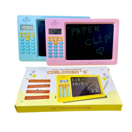 Tablette Calcul Éducative LCD "Early Education Machine" (Bleue et Rose), logique mathématique, cadeau enfant Tunisie.