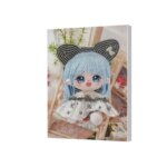 Kit Diamond Painting Fille Cheveux Bleus (24x30CM), broderie diamant Tunisie