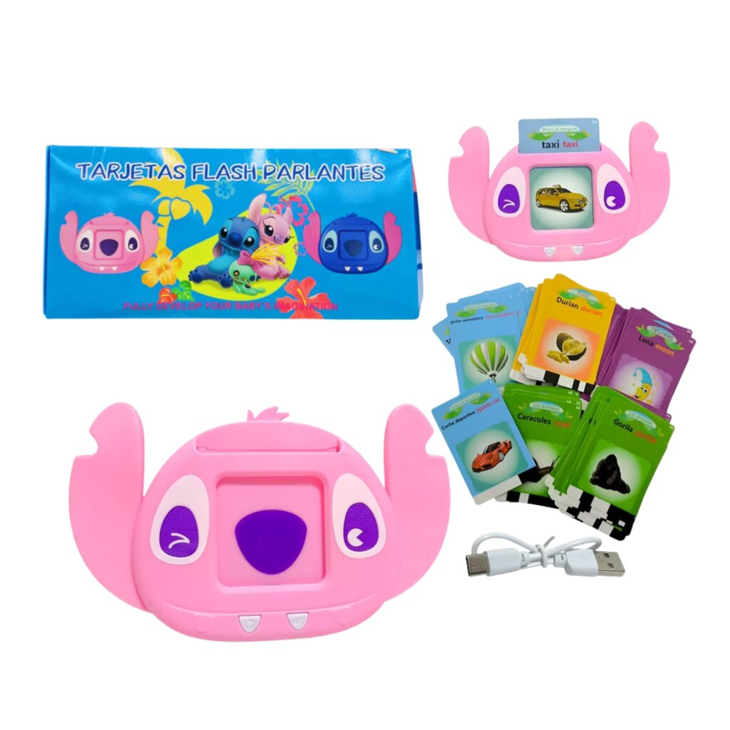 Kidsjoy Parlantes Flash Cards, Jouets Électroniques d'Apprentissage pour Tout-Petits 2-6 Ans, Jouets Sensoriels pour Orthophonie, Cadeau Éducatif Montessori pour Garçons Filles