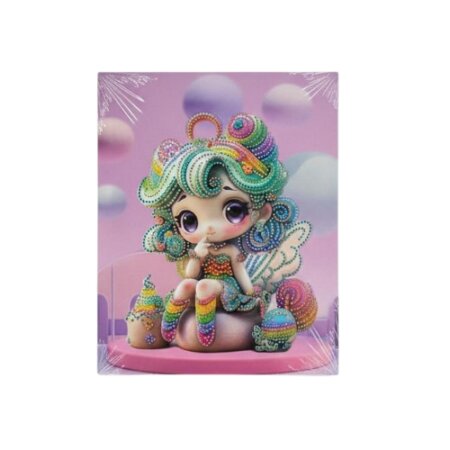 Kit Diamond Painting pour enfant, motif Fée Arc-en-ciel, broderie diamant Tunisie