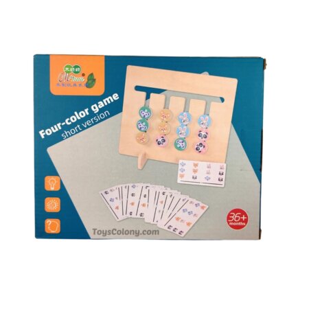 WOODEN PUZZLE 4 COLORS SLIDE MMM-591 SRD 17-53