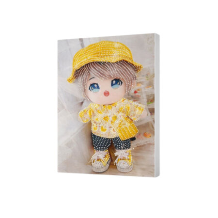 Kit Diamond Painting Garçon en Jaune (24x30CM), broderie diamant Tunisie