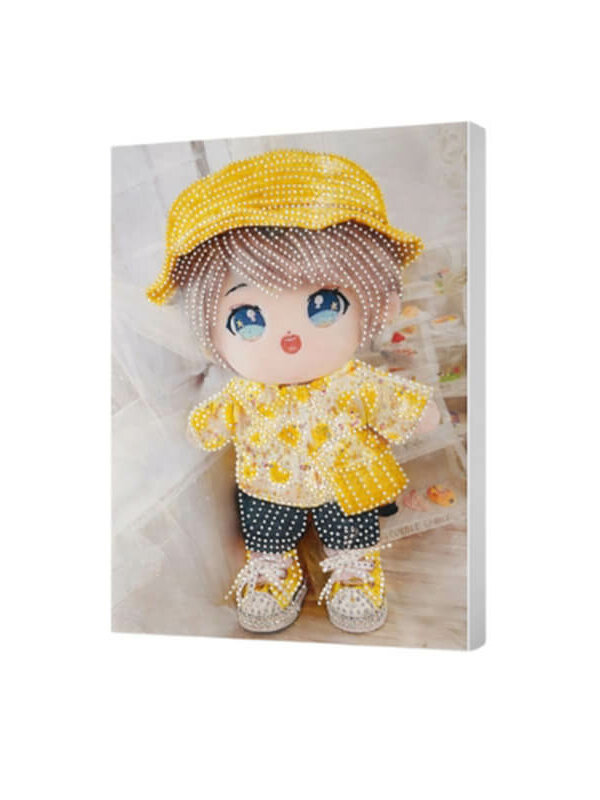 Kit Diamond Painting Garçon en Jaune (24x30CM), broderie diamant Tunisie