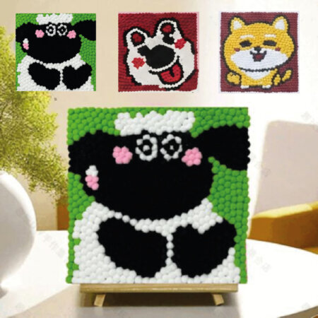 Kit Pompon Painting pour enfant, activité manuelle et loisir créatif en Tunisie