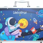 Valise de peinture en aluminium thème Astronaute Universe 145 pièces pour enfant