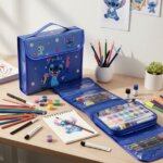 Valise de Peinture Stitch 123 pc Tunisie | Kit de Coloriage Enfant