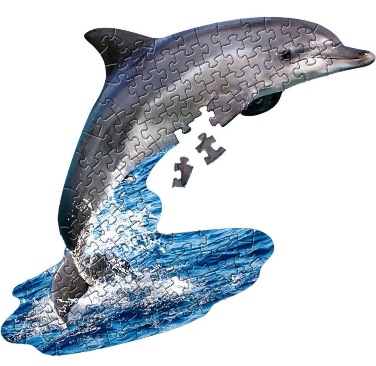 Puzzle Dauphin en forme d'animal - 100 pièces – Image 2