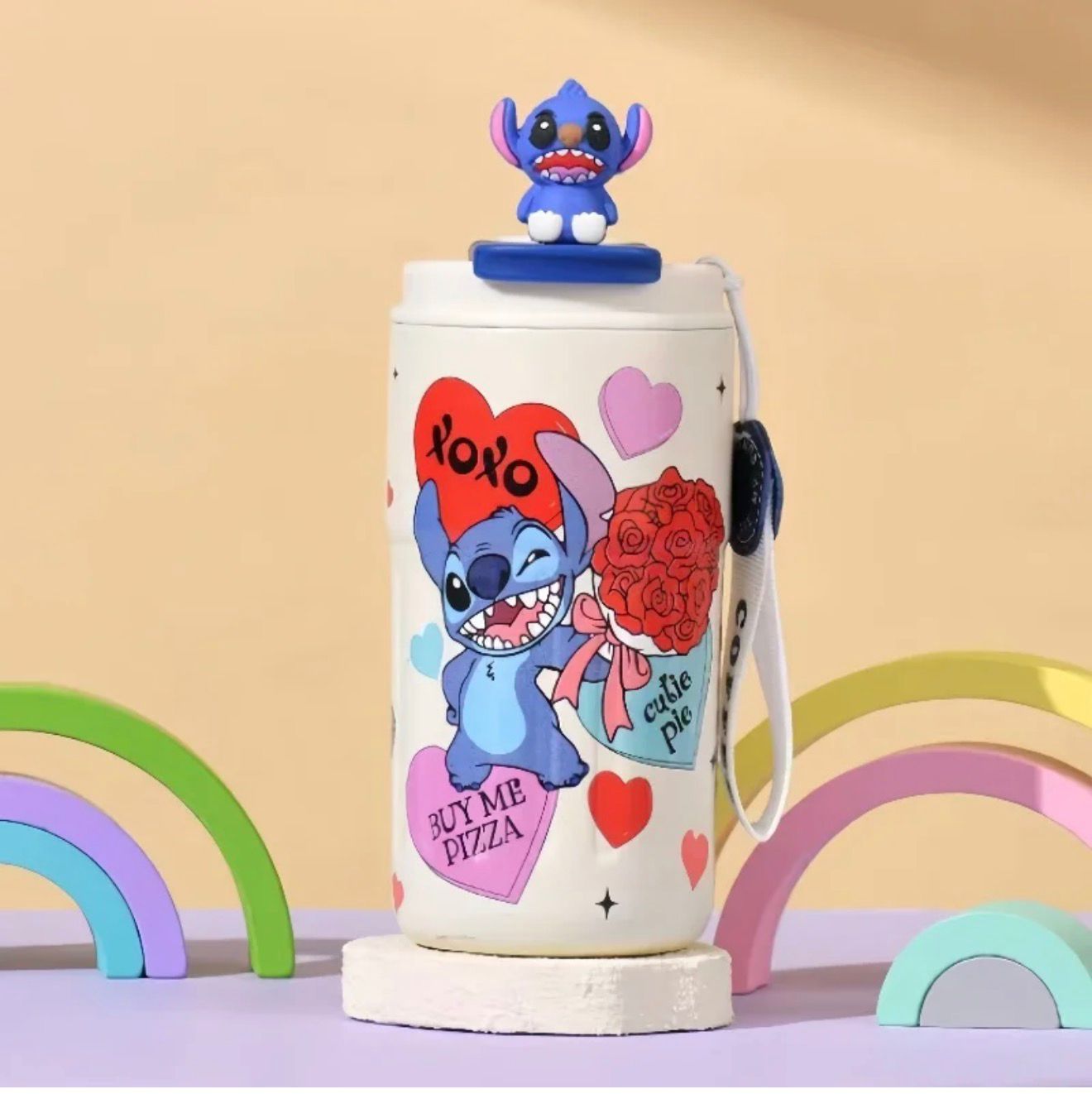 Gourde Enfant Stitch avec Figurine 3D – Image 3