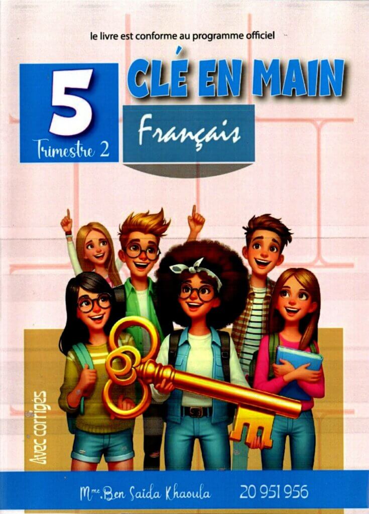 Couverture du livre "Clé en main" Tome 2 pour la 4ème année primaire