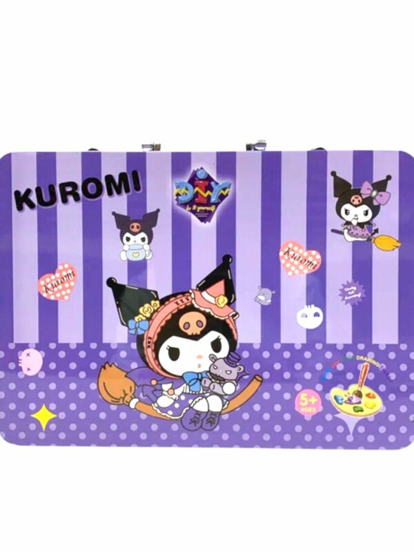 mallette de loisirs créatifs violette sur le thème de Kuromi