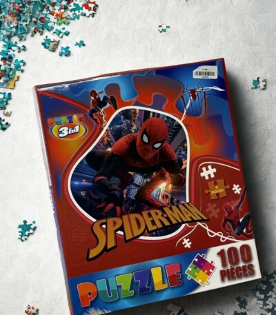 Puzzle Spider-Man 3 en 1 - 100 pièces Idéal pour la concentration