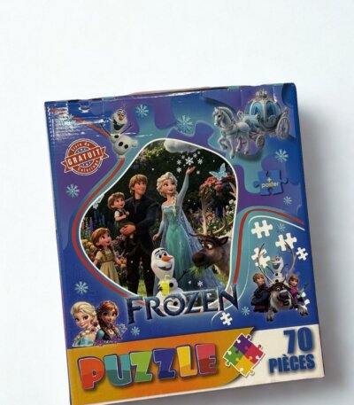 Puzzle Frozen 70 pièces captivant avec Elsa et Anna pour enfants