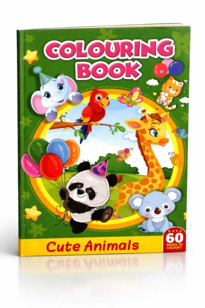 Livre de coloriage Cute Animals Incontournable pour développer la motricité fine