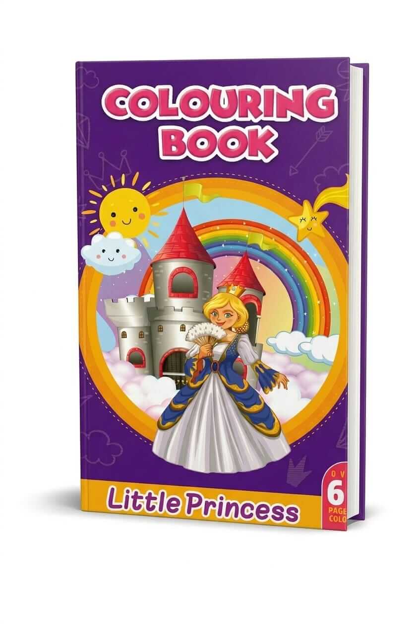 Little Princess Colouring Book. Garanti : Livre de coloriage Petite Princesse pour stimuler la créativité