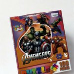 Puzzle Avengers 3-en-1 100 Pièces من Paperclip يضم بوستر بونوس للأطفال 6 سنوات فما فوق مع أبطال مارفل كابتن أمريكا وآيرون مان وهالك وثور بجودة Plaisir Garanti