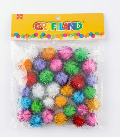 Composition : Ils sont généralement faits de fibres de polyester ou de polypropylène entremêlées de fils métallisés (tinsel) qui leur donnent cet aspect brillant et piquant. Utilisations : Parfaits pour la fabrication de jouets, de guirlandes, de décorations de Noël ou pour agrémenter des projets de scrapbooking. Ils sont aussi souvent utilisés comme jouets interactifs pour chats. Activités éducatives : Ils sont très appréciés dans les activités d'inspiration Montessori pour le tri des couleurs ou le développement de la motricité fine chez les jeunes enfants.