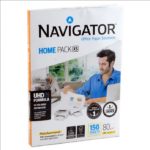 Rame Papier NAVIGATOR Home Pack A4 (21cm x 29,7cm) 80G 150 Feuilles Blanc