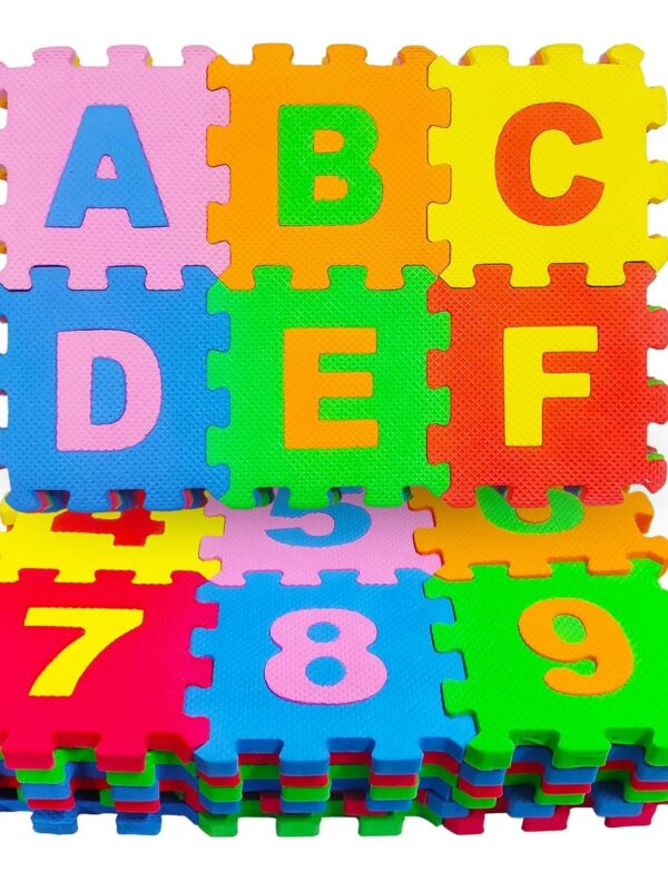 abc 123 puzzle mat