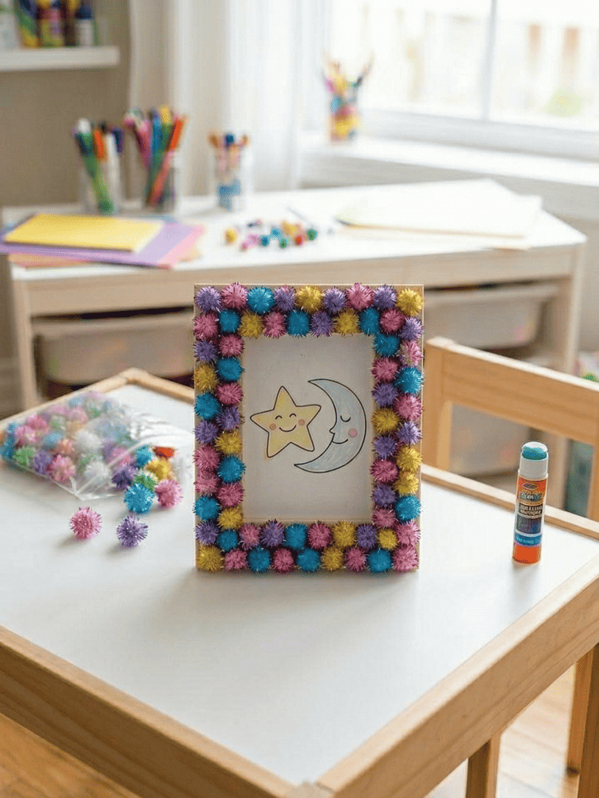 Sachet de pompons pailletés craftland - Accessoires DIY Paperclip