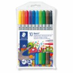 Set de 12  FEUTRE DOUBLE  -  STAEDTLER