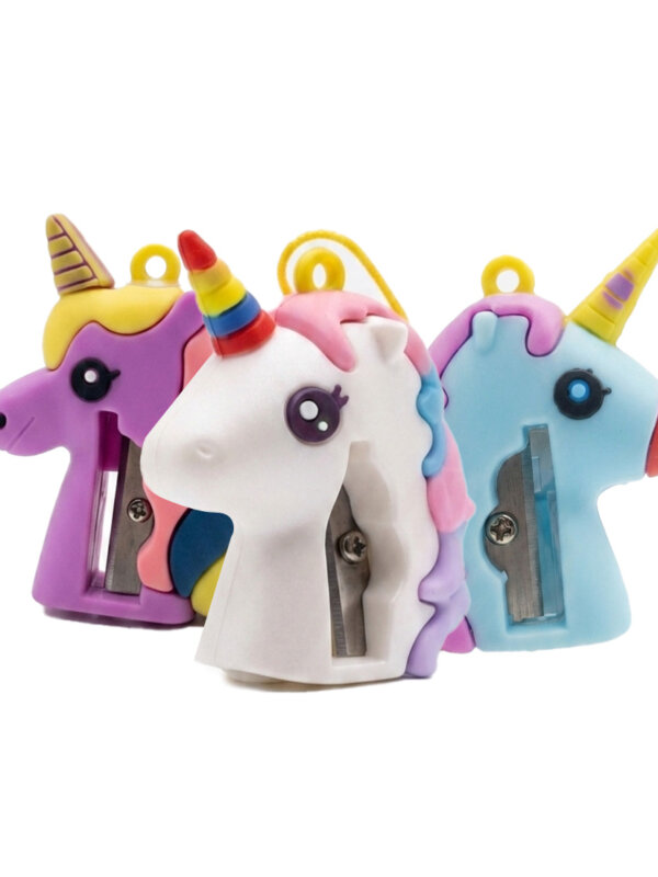 Taille crayon Unicorn rose pastel avec réservoir de protection Tunisie