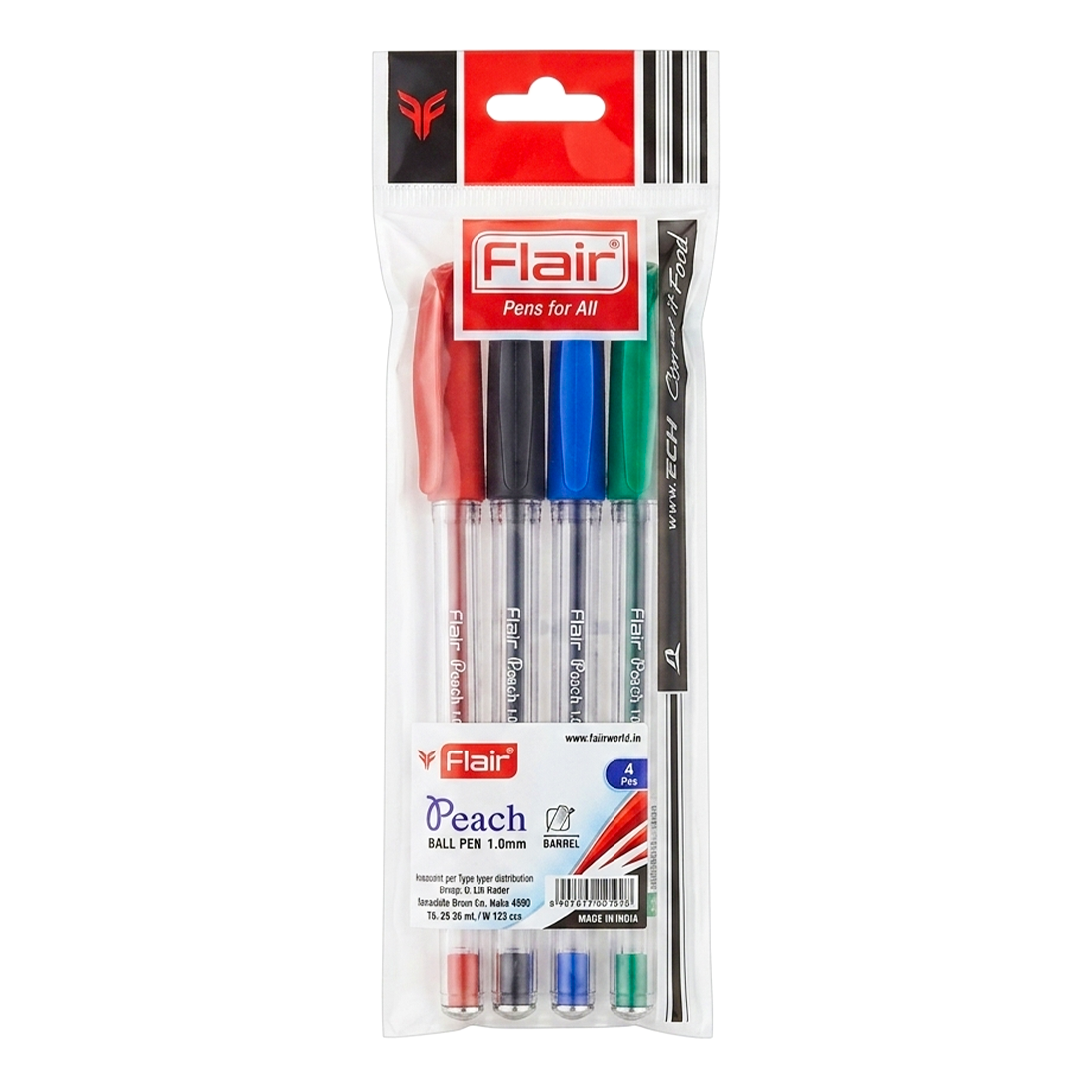 18188 POCHE 4 STYLOS 1.0 MM - FLAIR – Image 1
