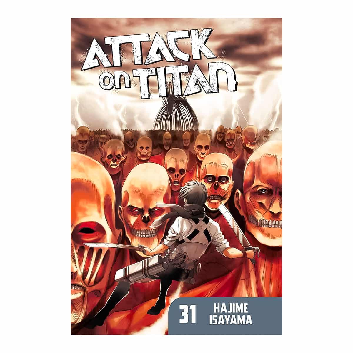 هجوم العمالقة المجلد 31 بالعربية مانجا هجوم العمالقة المجلد 31باللغة العربية نسخة أصلية متوفرة في تونس لدى PAPERCLIP