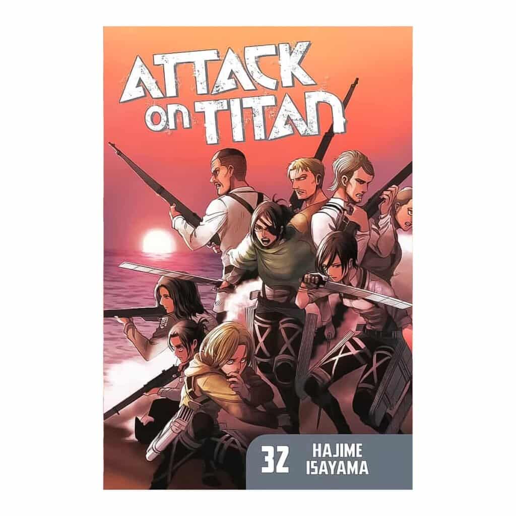 مانجا هجوم العمالقة المجلد 32 باللغة العربية نسخة أصلية متوفرة في تونس لدى PAPERCLIP