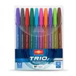 Pochette de 10 Stylos Trio 1.0 mm - Unimax
